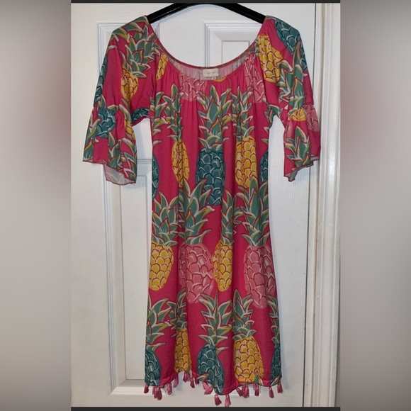 Simply Southern Dresses & Skirts - Simply Southern Pineapple Dress, Size Small